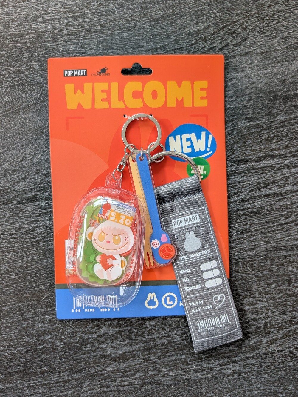 The Monsters Wacky Mart "Salad" Keychain / Bag Charm